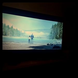 A tv